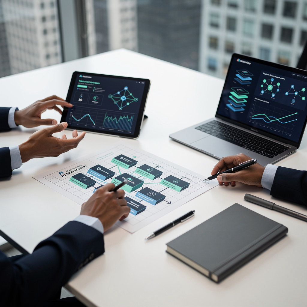 Quantum Ecosystem team collaborating on enterprise AI strategy and innovation