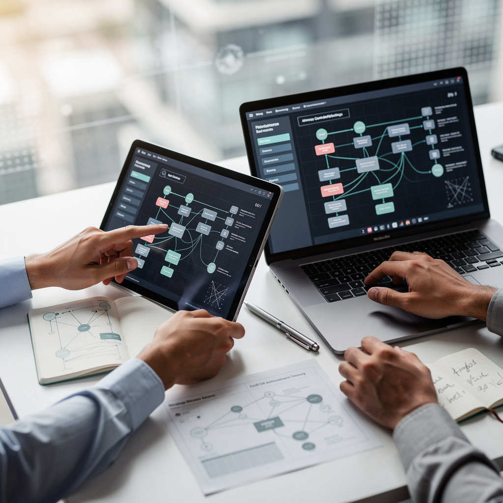 Quantum Ecosystem professional team collaborating on enterprise AI consulting and implementation services in New York